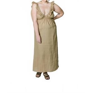 NEW HARLY JAE milos maxi dress in taupe